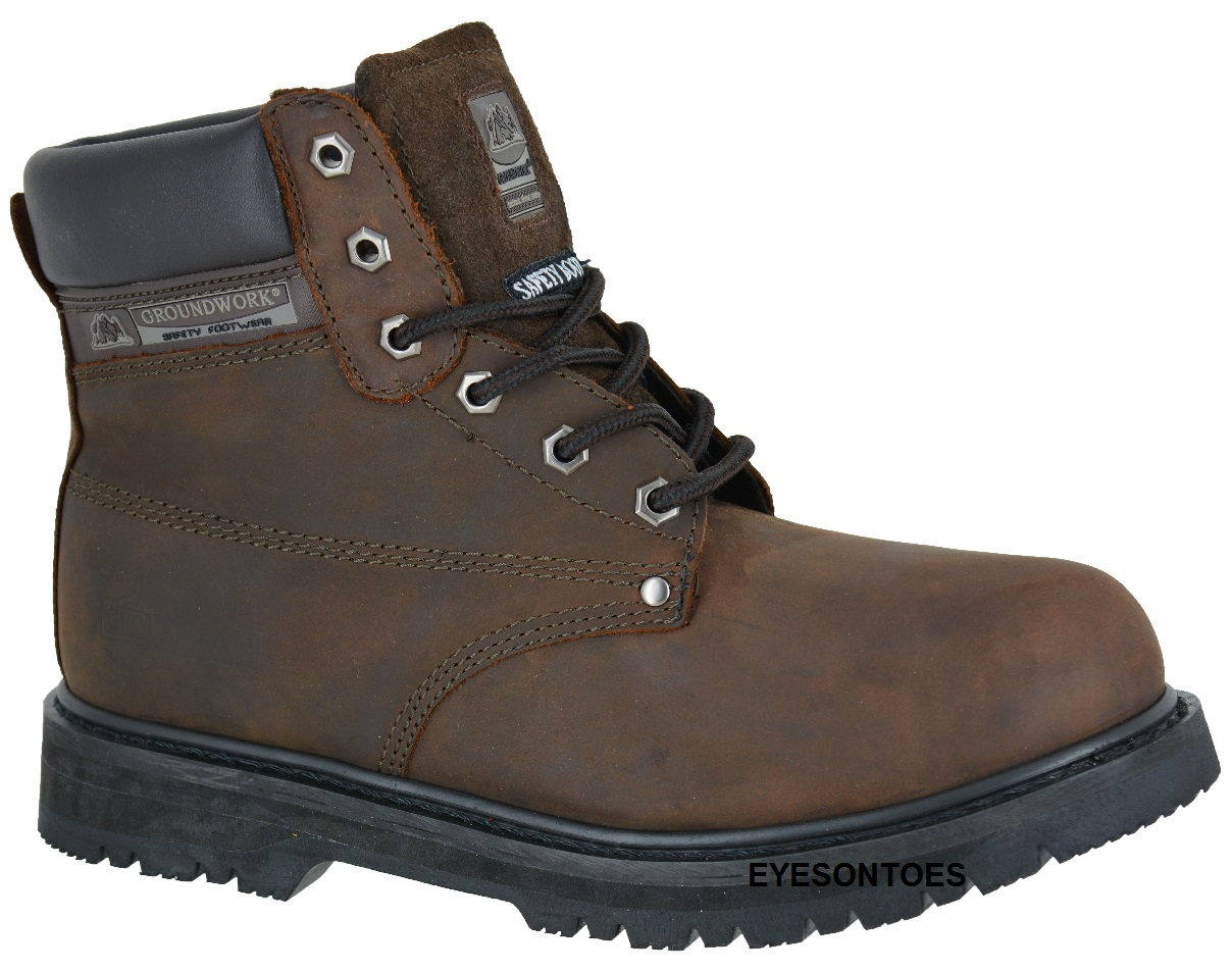size 13 steel toe cap boots